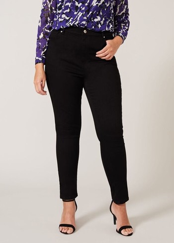 Phase Eight Alex Slim Leg Jeans Black Canada | GVRHQN-983